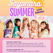 Sayonara Summer Live Series 🌄