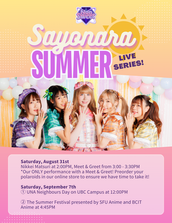 Sayonara Summer Live Series 🌄