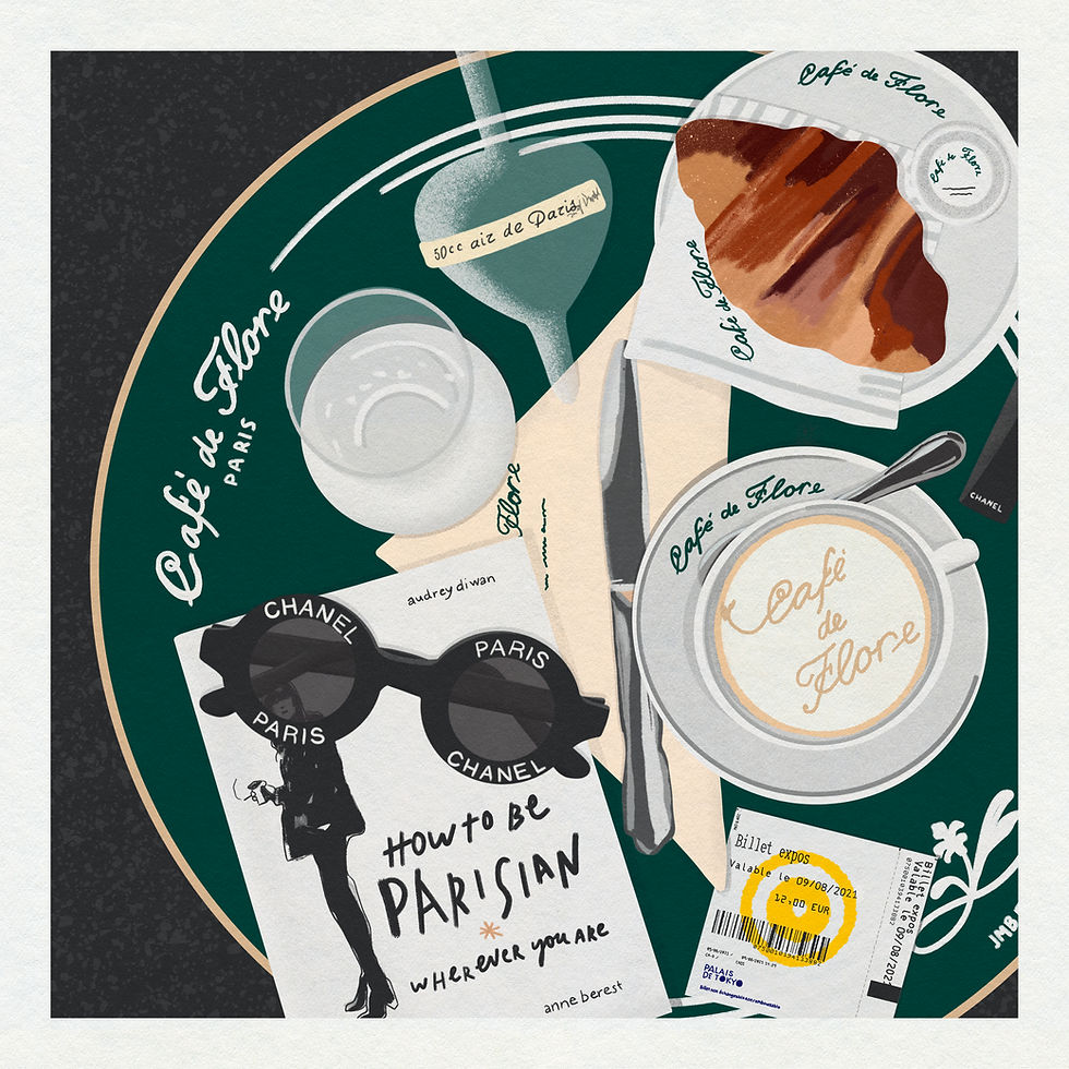 Thumbnail: 'Breakfast in Paris' print