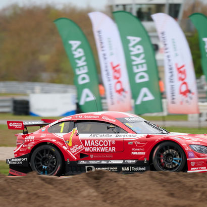 Martin Andersen fik stærk start på sit titelforsvar i Super GT