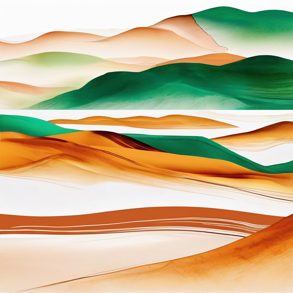 Abstract Landscape Print
