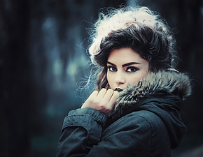 Woman with Makeup