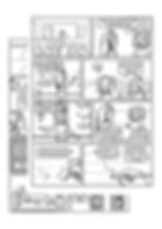 הקומיקס "משחקות באותיות" - שחור לבן