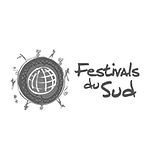 Logo Festivals du sud noir et blanc