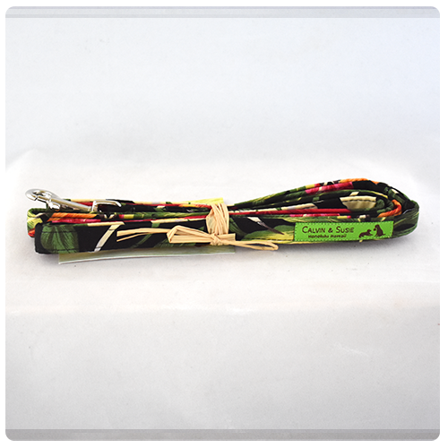 Thumbnail: Black Birds of Paradise Collar & Leash