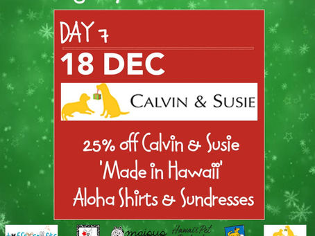 カルビン&スージー・オリジナル服・本日12/18セール詳細