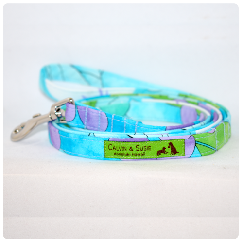 Thumbnail: Turquoise Leaves 2 Collar & Leash