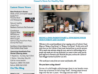 CALVIN & SUSIE MARCH NEWSLETTER