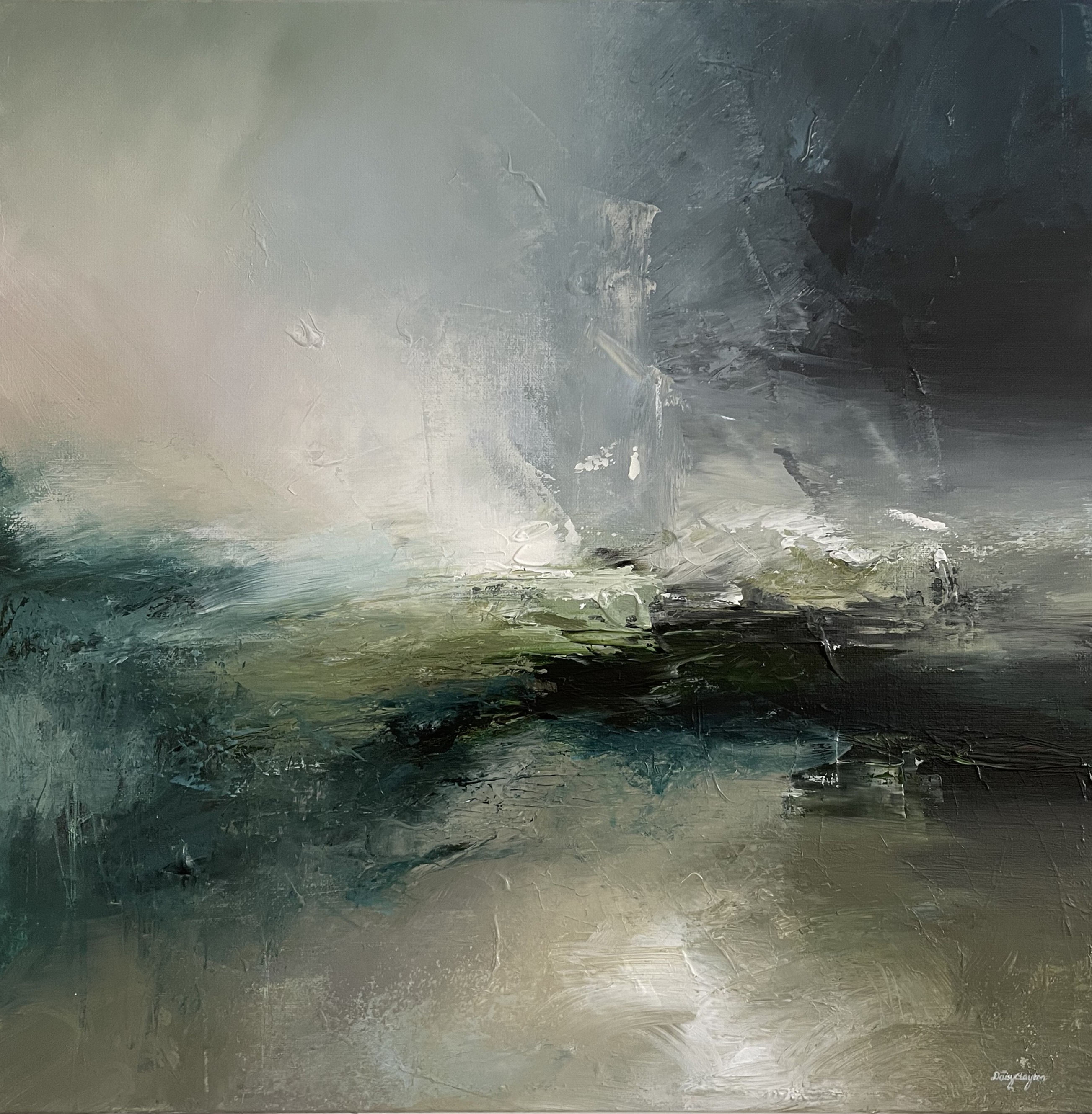 Moonlit Shoreline by Daisy Clayton