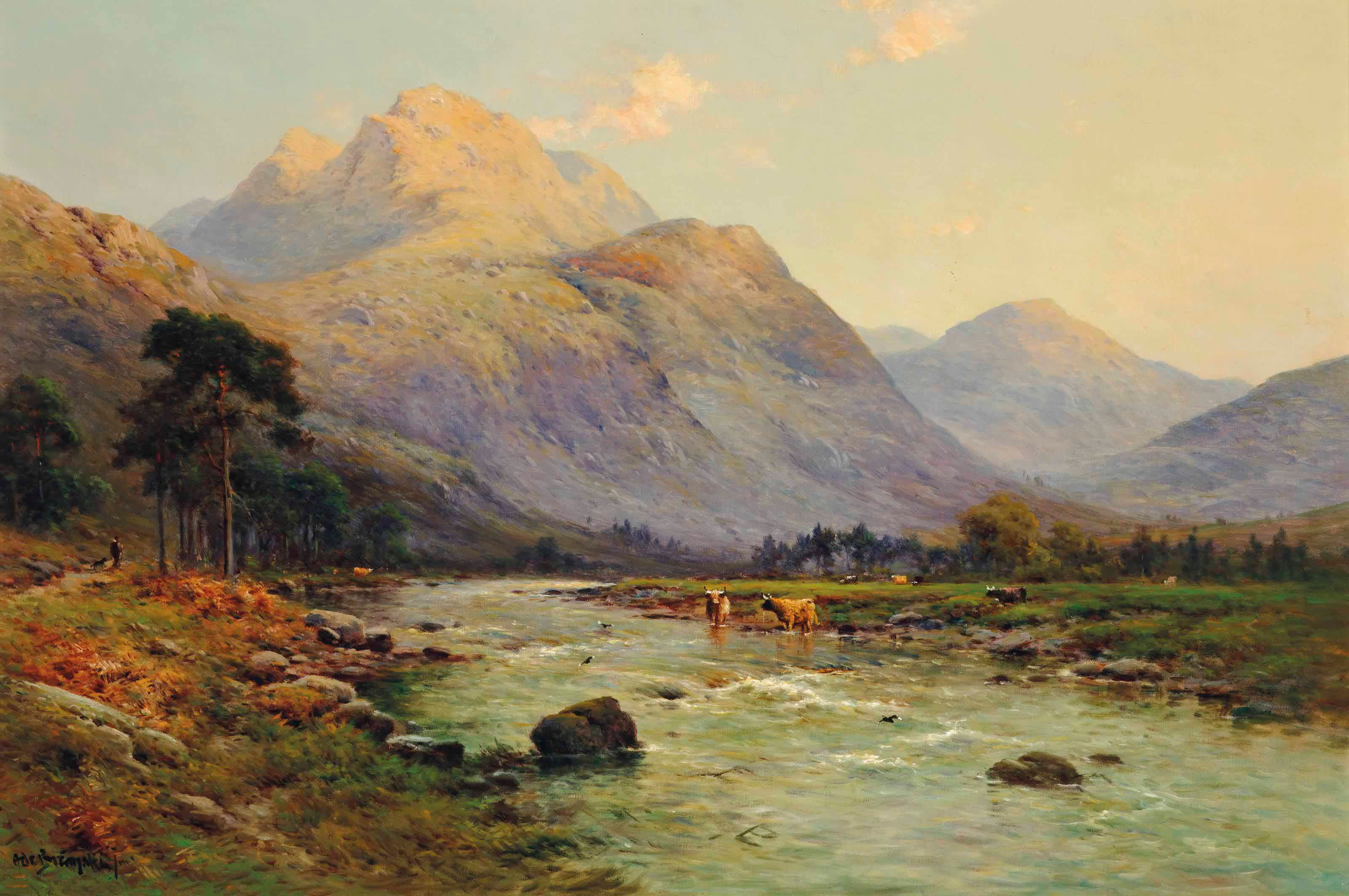 The Slopes of Ben Nevis by Alfred de Breanski Jnr
