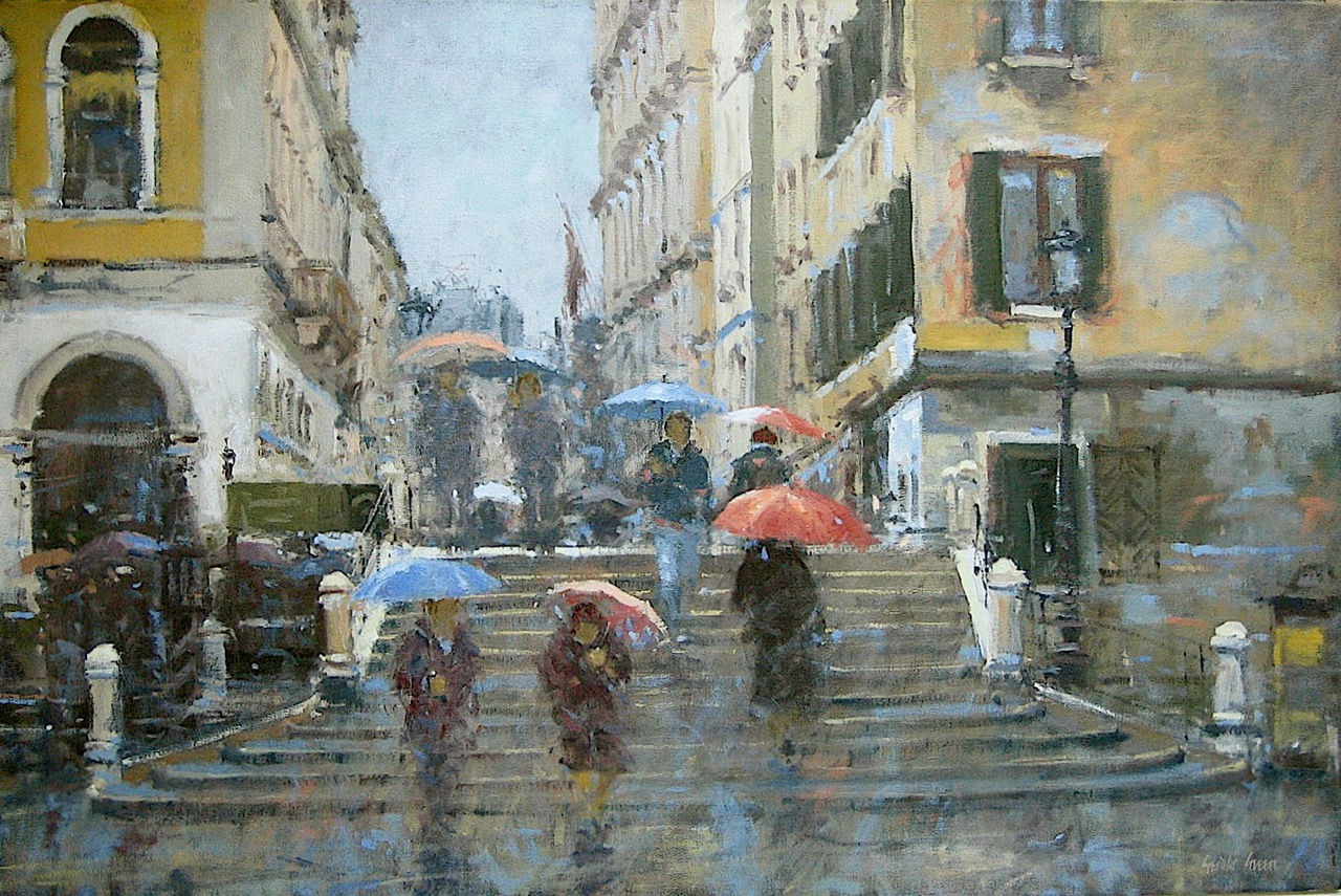 San Moise Steps, Venice by Gerald Green