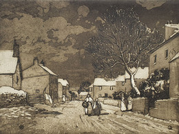 A Winter's Night - Sir Alfred East (1844 - 1913)