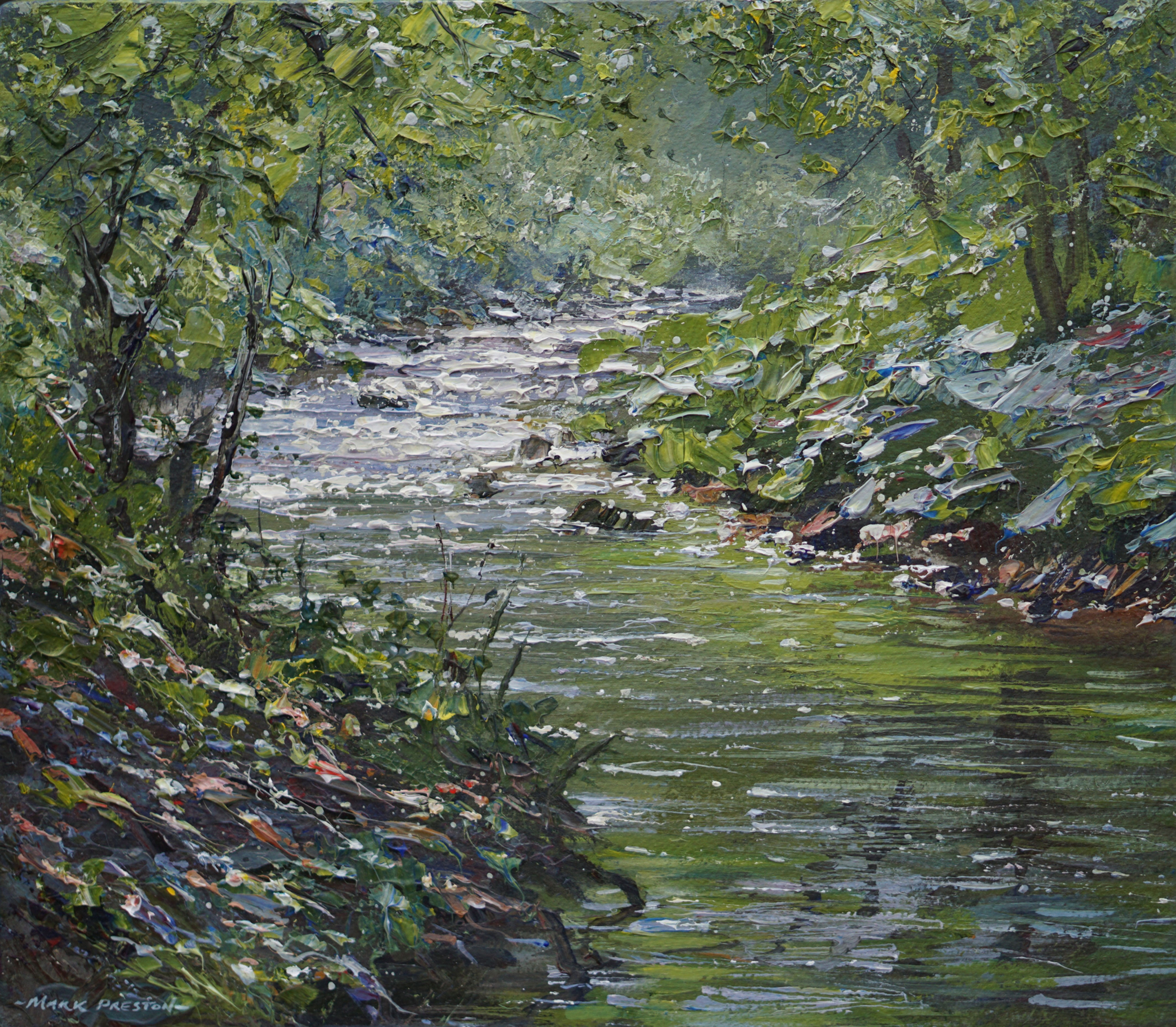 Reflections, Wye Dale by Mark Preston