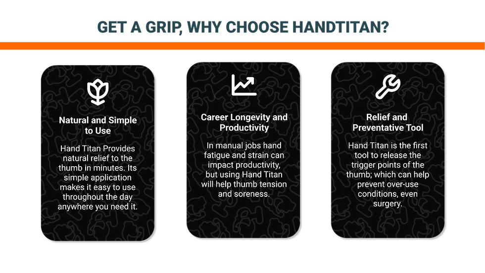 Get a grip, why choose hand titan 1