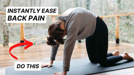 Instantly Ease Back Pain With This One Yoga Pose
