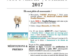 ACTU AESEF | JUILLET 2017