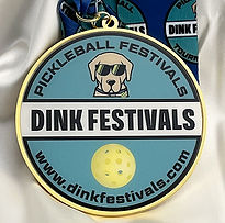 Custom award medals for Pickleball