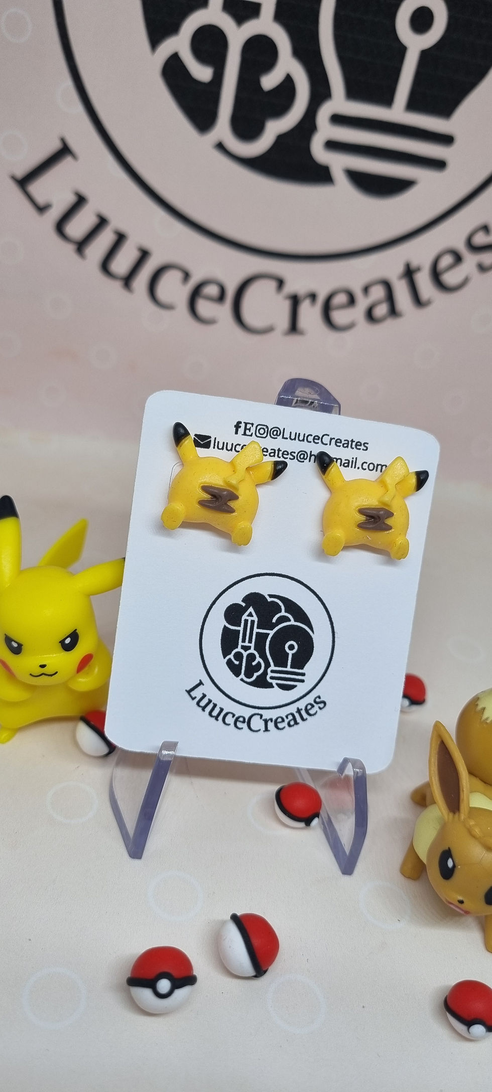 Thumbnail: Mini Pikachu Earrings Studs