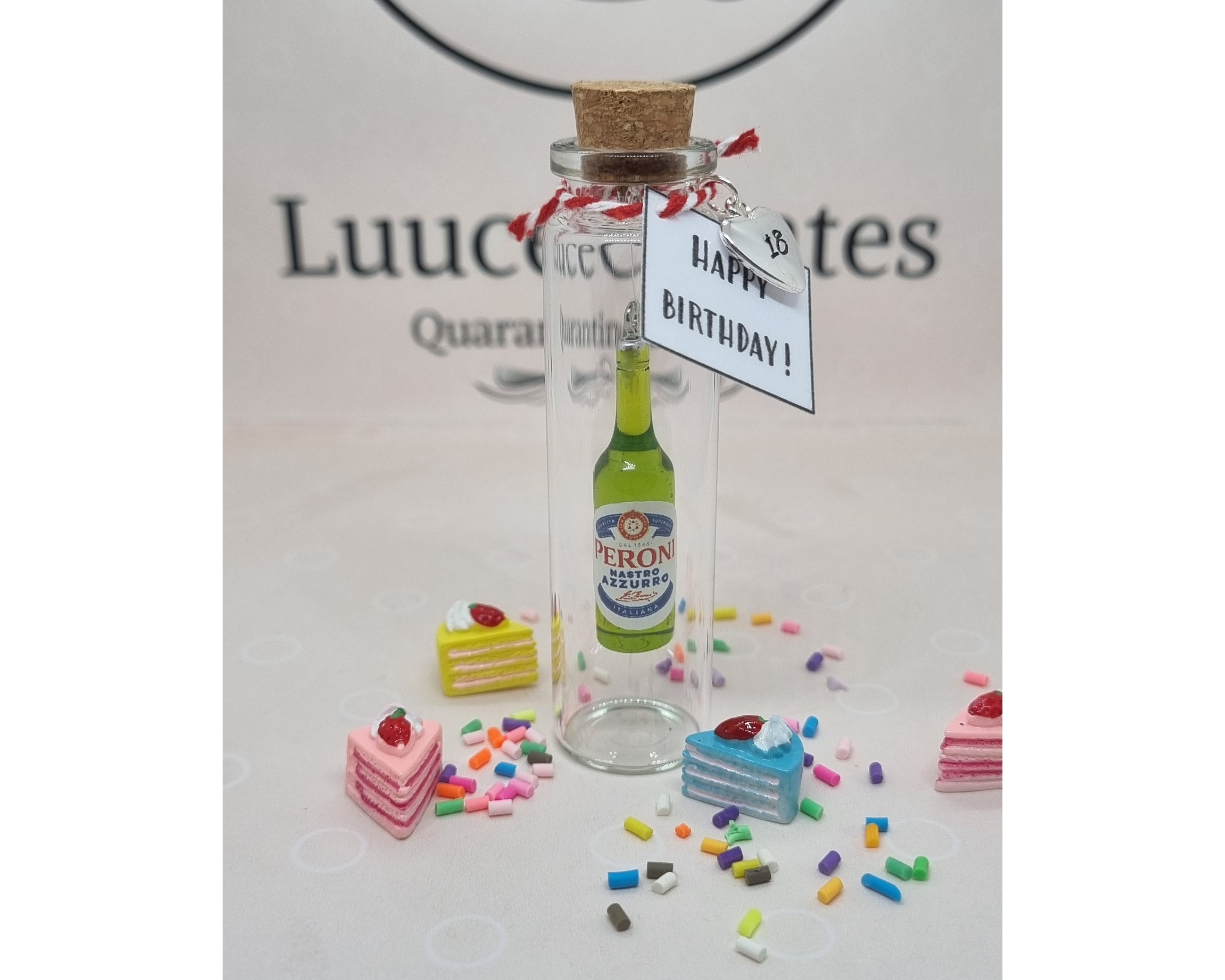 18th Birthday Novelty Beer Bottle in a Bottle