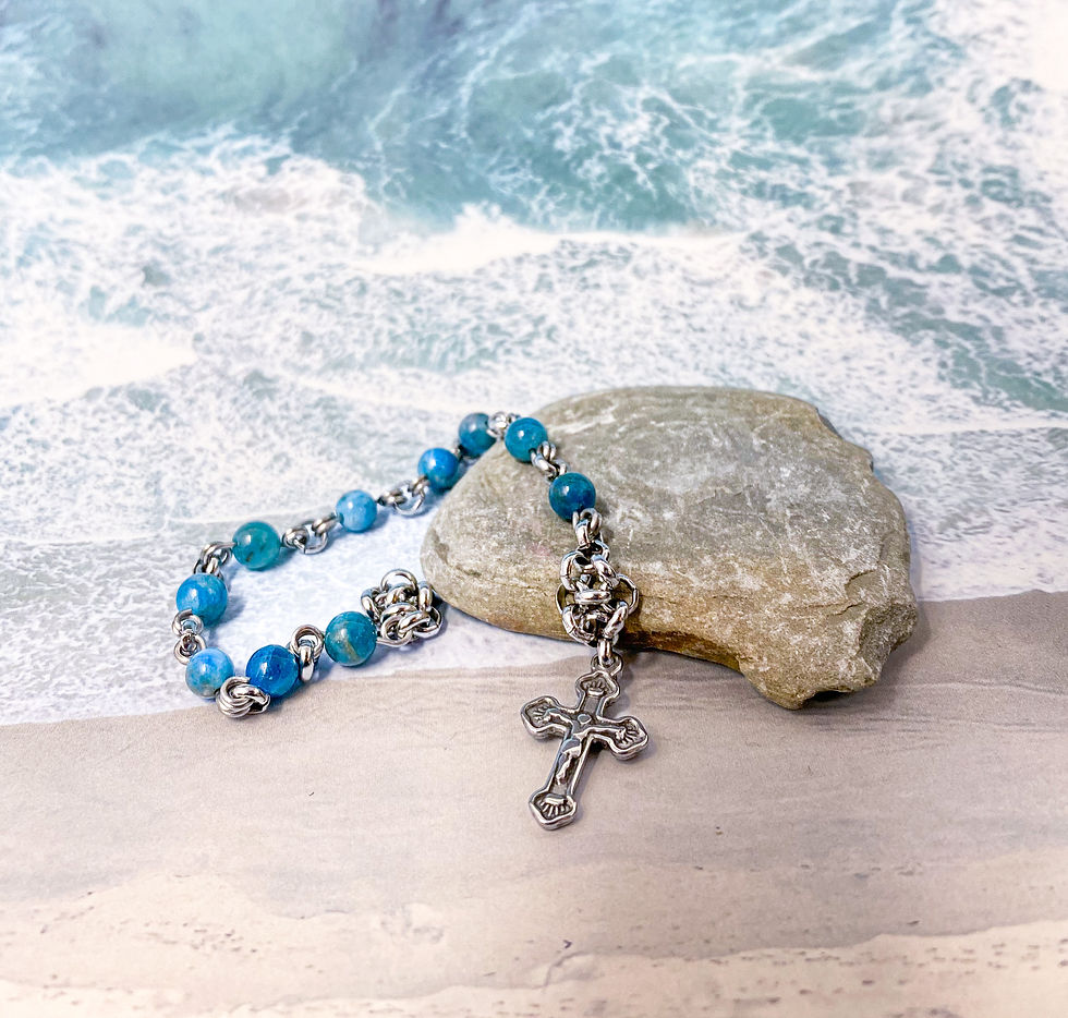 Apatite Single Decade Rosary