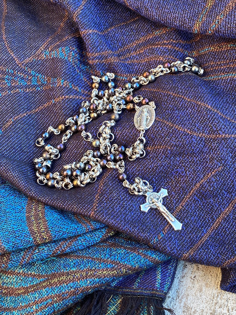 Thumbnail: Fired Steel Rosary