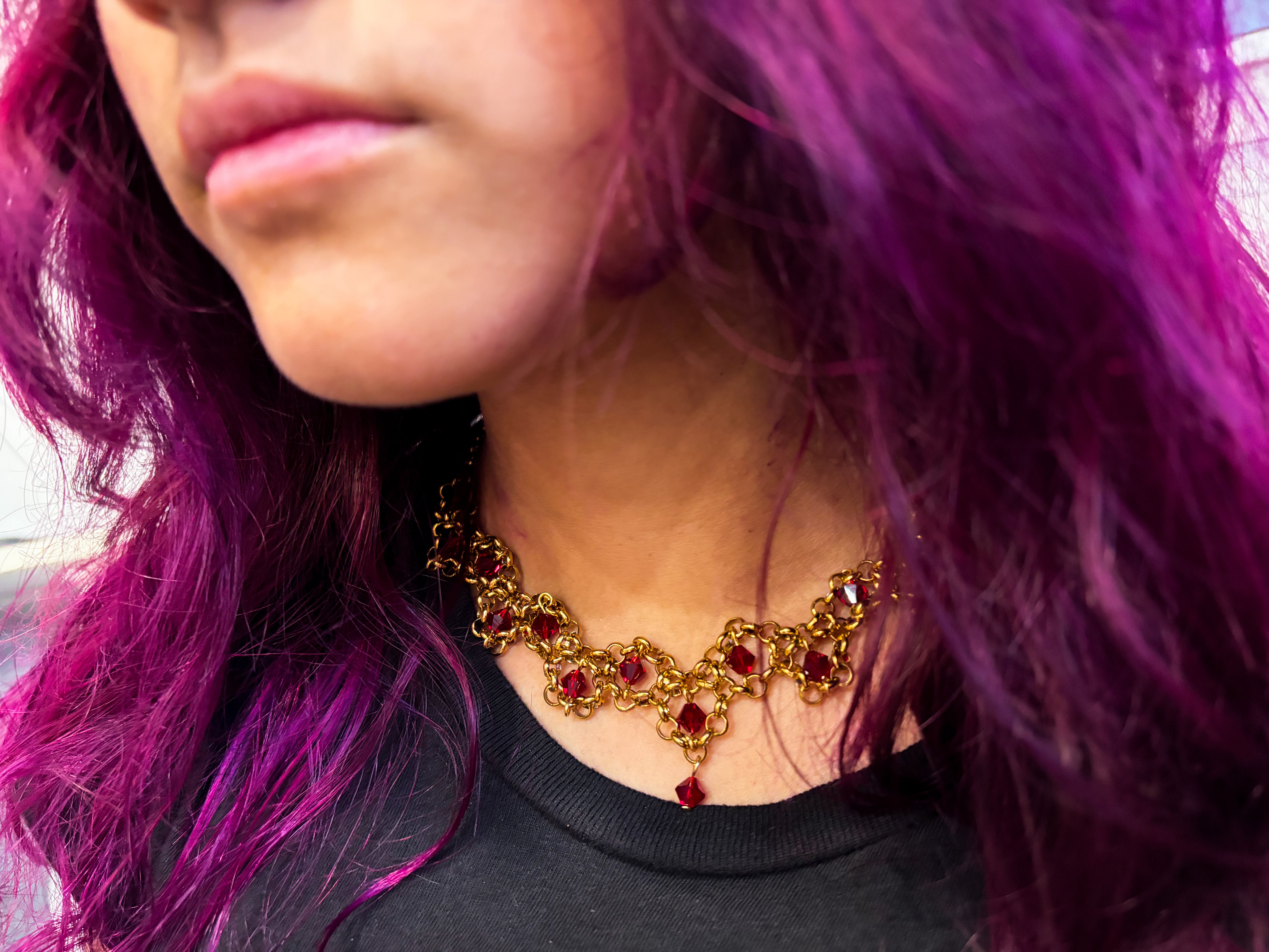 Crystal Lace Necklace