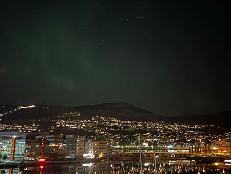 🌌 The Northern Lights in Bergen, Norway