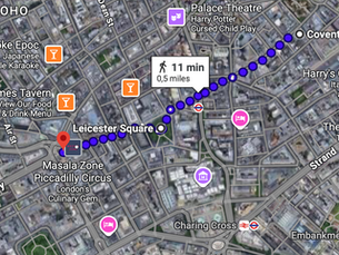 Walk, Don’t Tube: The Quickest Way to Travel Between Covent Garden, Leicester Square and Piccadilly Circus in London