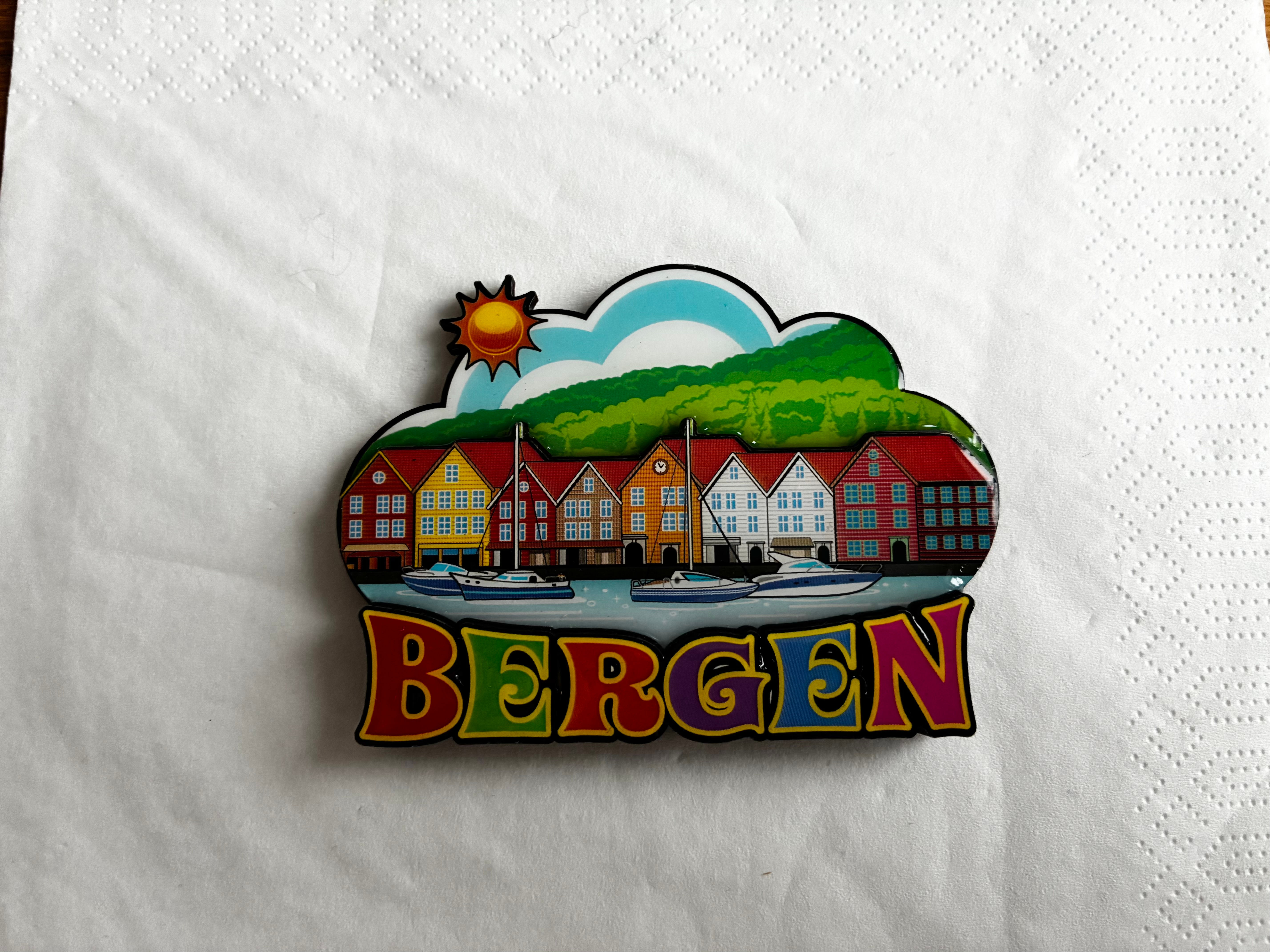 Bergen Bryggen Magnet