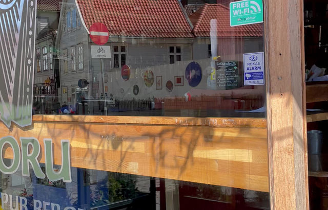 After removing hard water stains from the glass of one of our good customers.