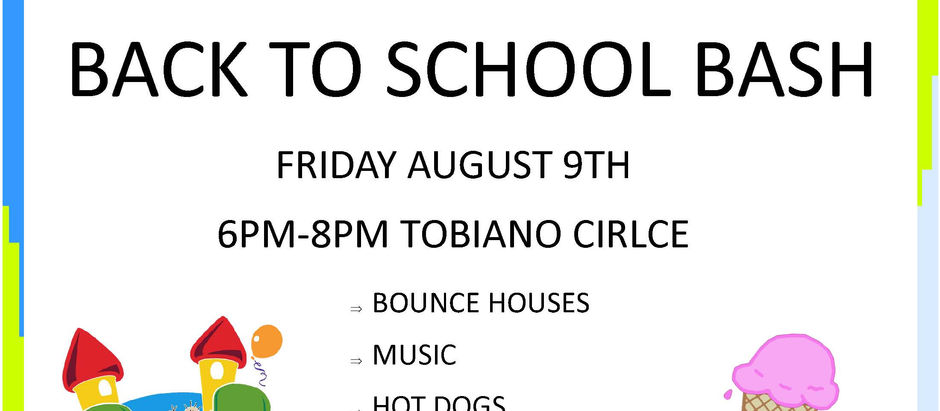 2nd Annual Back to School Bash
