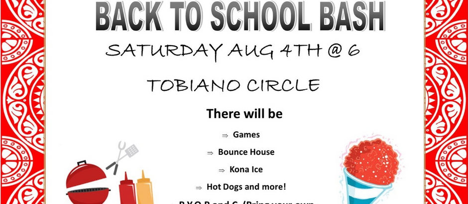 Back to School Bash