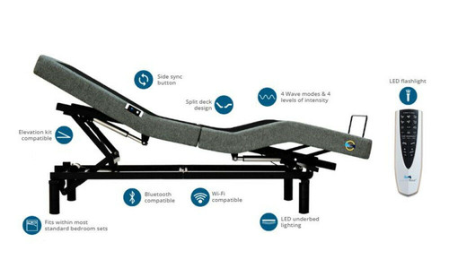 split queen adjustable bed