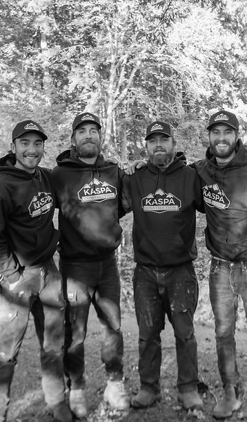 Team photo of the Kaspa team, 4 people in total.