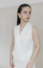 Thumbnail: Orange drape blouse