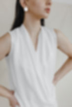 Thumbnail: Orange drape blouse