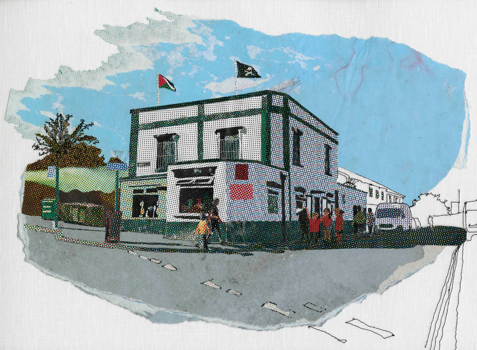 The Plough, Easton - limited edition giclee print