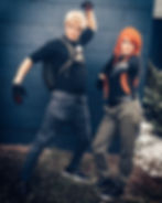 Ron Stoppable and Kim Possible from Kim Possible