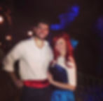Prince Eric and Ariel from The Little Mermaid (Our OG Not So Scary costumes)