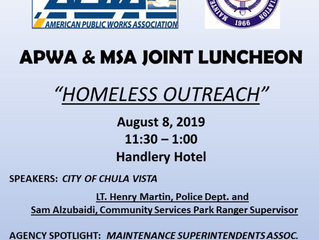 Joint Meeting - APWA and MSA - Aug. 8, 2019
