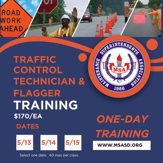 Traffic Control Technician & Flagger Training: 05/13/24-5/15/24
