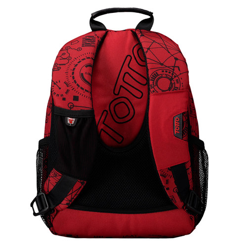 TOTTO Small School Backpack -Wine / Black | Token Accessories