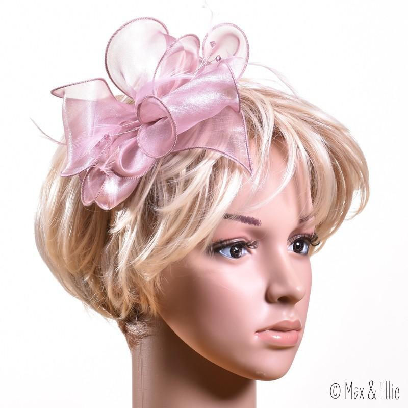 Lilac Organza Small Fascinator