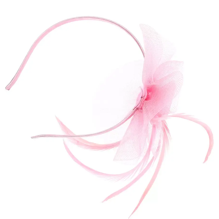 Pink Small Headband Fascinator