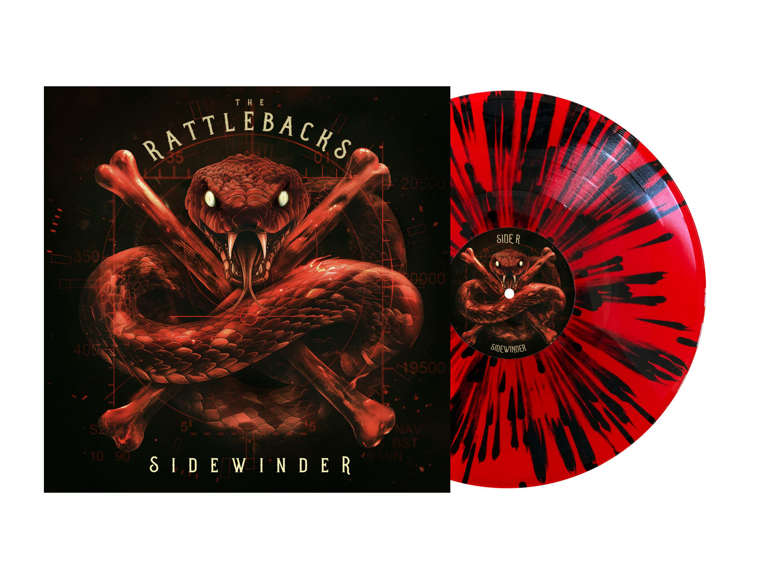 The Rattlebacks - Sidewinder 12" Vinyl