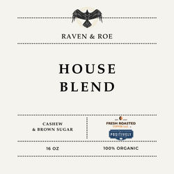 Raven & Roe coffee label