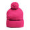 Thumbnail: DRH HYPERLUX Pom-Pom Knit Cap with Stylish Embroidery