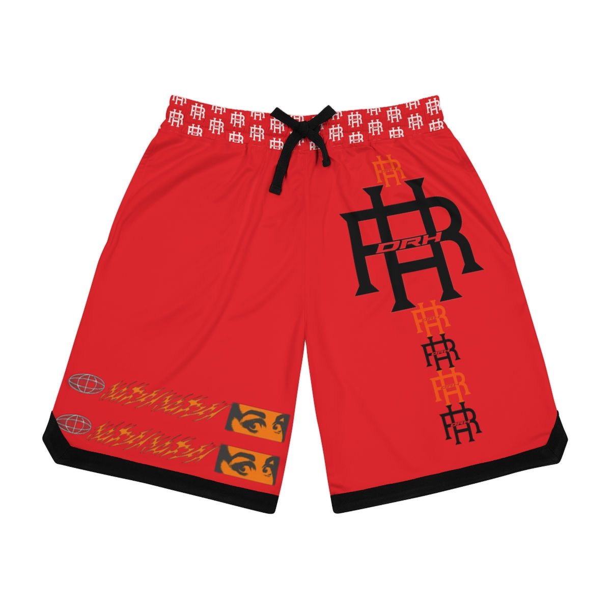 DRH Basketball Rib Shorts (AOP)