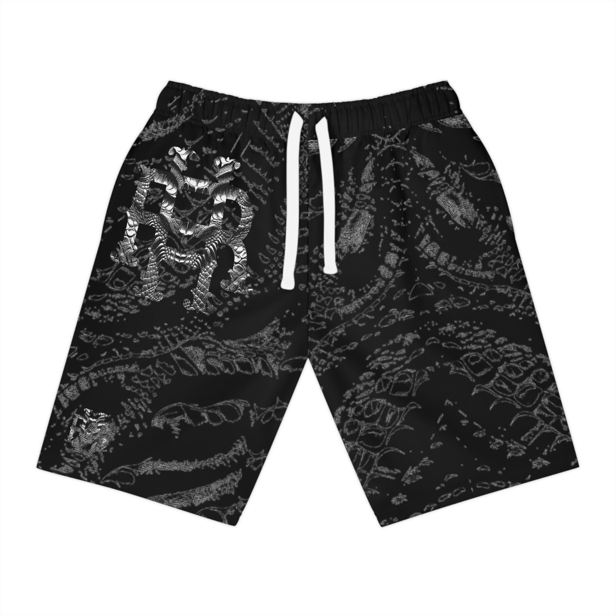 DRH HYPERLUX GETER  Long Shorts Black Pattern