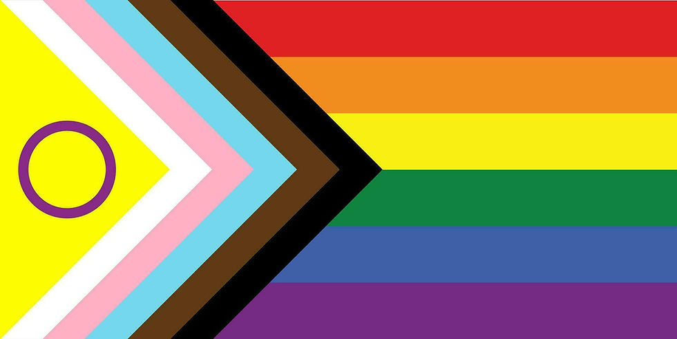 Progress flag plus intersex
